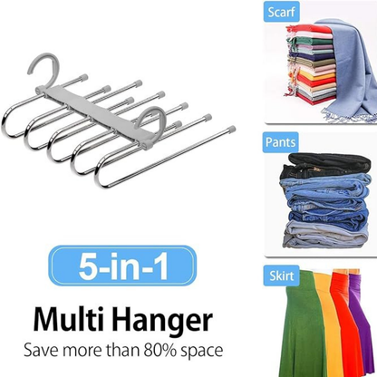 5-in-1 Multi Hanger – The Ultimate Closet Hack!